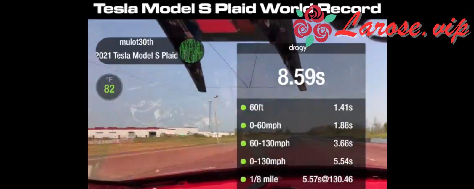 Tesla Model S Plaid achieves new record